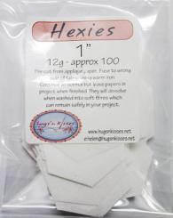Pre Cut Iron On Hexies 1'' 