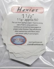 Pre Cut Iron On Hexies 1-1/2'' 