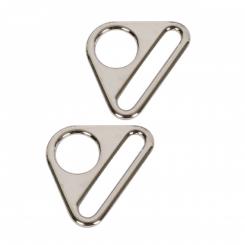 1-1/2" Stainless Steel - Triangle Ring, Flat, Set of Two 