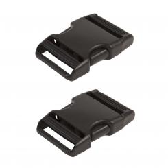 Side-Release Buckle 1" Black 