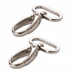 1" Stainless Steel - Swivel Snap Hook, Set of Two 