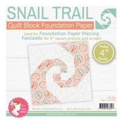 Snail Trail 4'' Block Foundation Paper Pad 