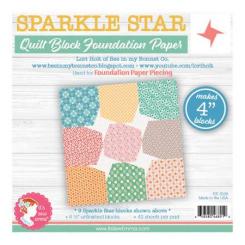 Sparkle Star 4'' Block Foundation Paper Pad 