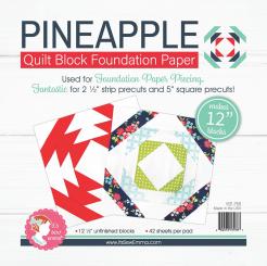 Pineapple 12" Block Foundation Paper Pad 