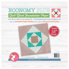 Economy PLUS Quilt Block 12" Foundation Paper Pad 
