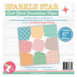Sparkle Star 6" Block Foundation Paper Pad 