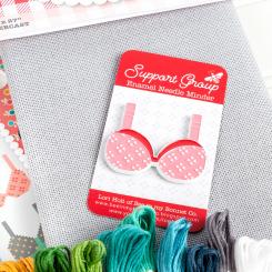 Support Group Enamel Needle Minder 