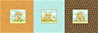 Lyon the Lion Pillow Panel