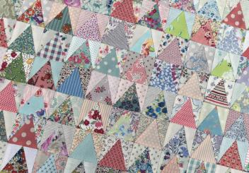 Postcard Project No. 4 - Not Quite 60 Degree Triangle 