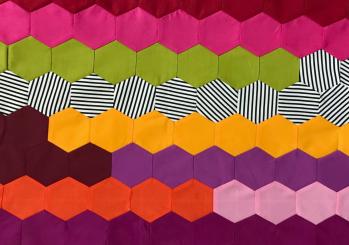 Postcard Project No 11 - 1 1/2in Hex 