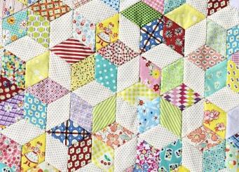 Postcard Project No 12 - 6 Pointed Star 