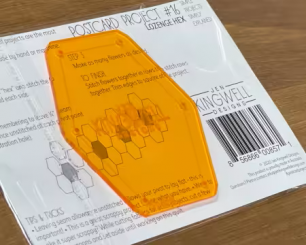 Postcard Project No. 16 - Lozenge Hex 