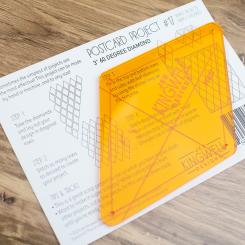 Postcard Project #17 - 60 Degree Diamond 