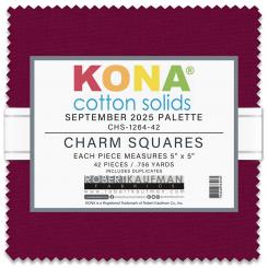 Kona® Cotton - September 2025 Palette Charm Square 