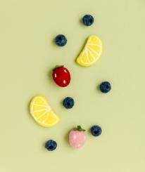 Wool Felt Lemons & Berries - Embellishment Kit