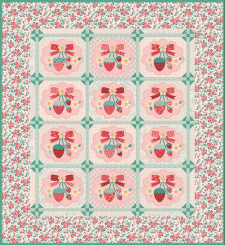 Strawberry Crush Sew Along Quilt Kit 