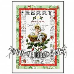 All About Christmas Tidings of Great Joy Quilt Kit 