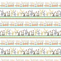 Harold the Hare Pictorial Stripe White Meterware