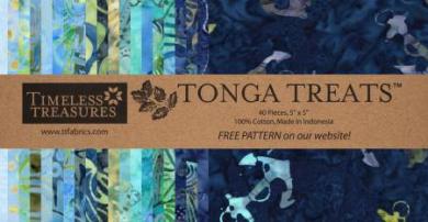 Scuba Tonga Batik 5in Squares 