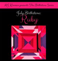 July Birthstone Ruby Quilt Kit 