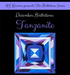 December Birthstone Tanzanite Quilt Kit 