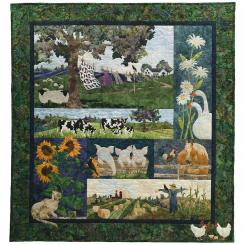 Mr Storybook Farm Quilt Panel 