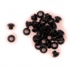 SneakerKit Ösen / Eyelets Schwarz 