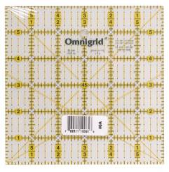 Rollschneider-Lineal Omnigrid 6 x 6 inch mit Winkel