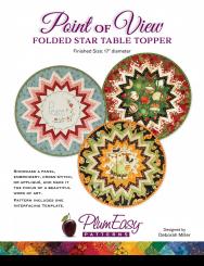 Point of View Folded Star Table Topper Pattern and Interfacing 