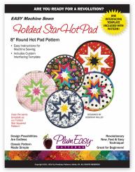 Rounded Folded Star Hot Pad Pattern and Interfacing 