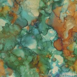 Autumn Breeze Md Teal Large Texture Meterware