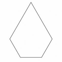 1-1/2in Jewel Template 100 Papers