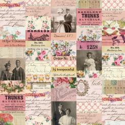 Pink - Collage || Tim Holtz Palette Pink Meterware