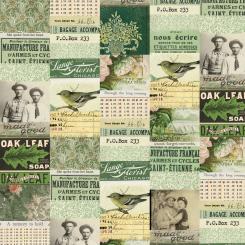 Green Collage || Tim Holtz Palette Green Meterware