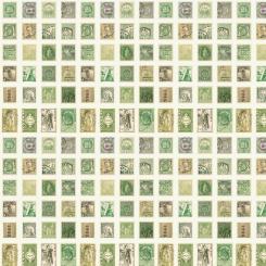 Green Stamps || Tim Holtz Palette Green Meterware