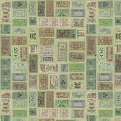 Green Tickets || Tim Holtz Palette Green Meterware