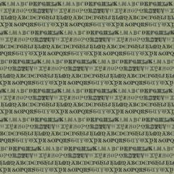 Green Typography || Tim Holtz Palette Green Meterware