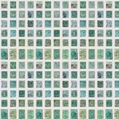 Teal Stamps || Tim Holtz Palette Teal Meterware