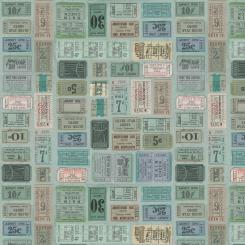 Teal Tickets || Tim Holtz Palette Teal Meterware