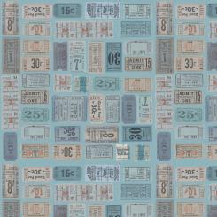 Blue Tickets || Tim Holtz Palette Blue Meterware