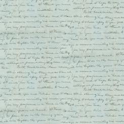 Blue Script || Tim Holtz Palette Blue Meterware