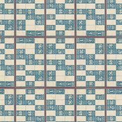 Blue Numbers || Tim Holtz Palette Blue Meterware