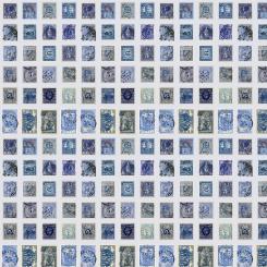 Indigo Stamps || Tim Holtz Palette Indigo Meterware