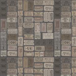 Charcoal Tickets || Tim Holtz Palette Charcoal Meterware