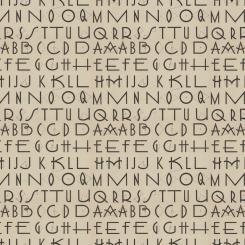 Charcoal Typography || Tim Holtz Palette Charcoal Meterware