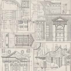 Charcoal Schematics || Tim Holtz Palette Charcoal Meterware