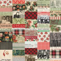 Christmas Collage || Tim Holtz Palette Seasonal Meterware