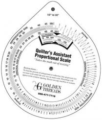Proportional Scale Quilter's Assistant 