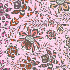 Wild Vine - Blush || Roar! Meterware