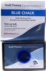 Stencil Chalk Transfer Quilt Pounce Pad Blue 